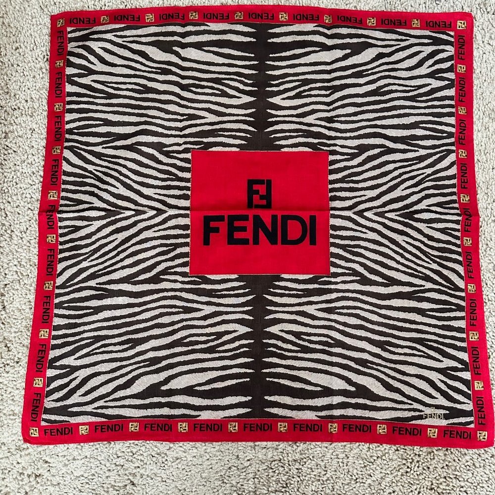 Fendi Scarf / Pocket Square - EUC